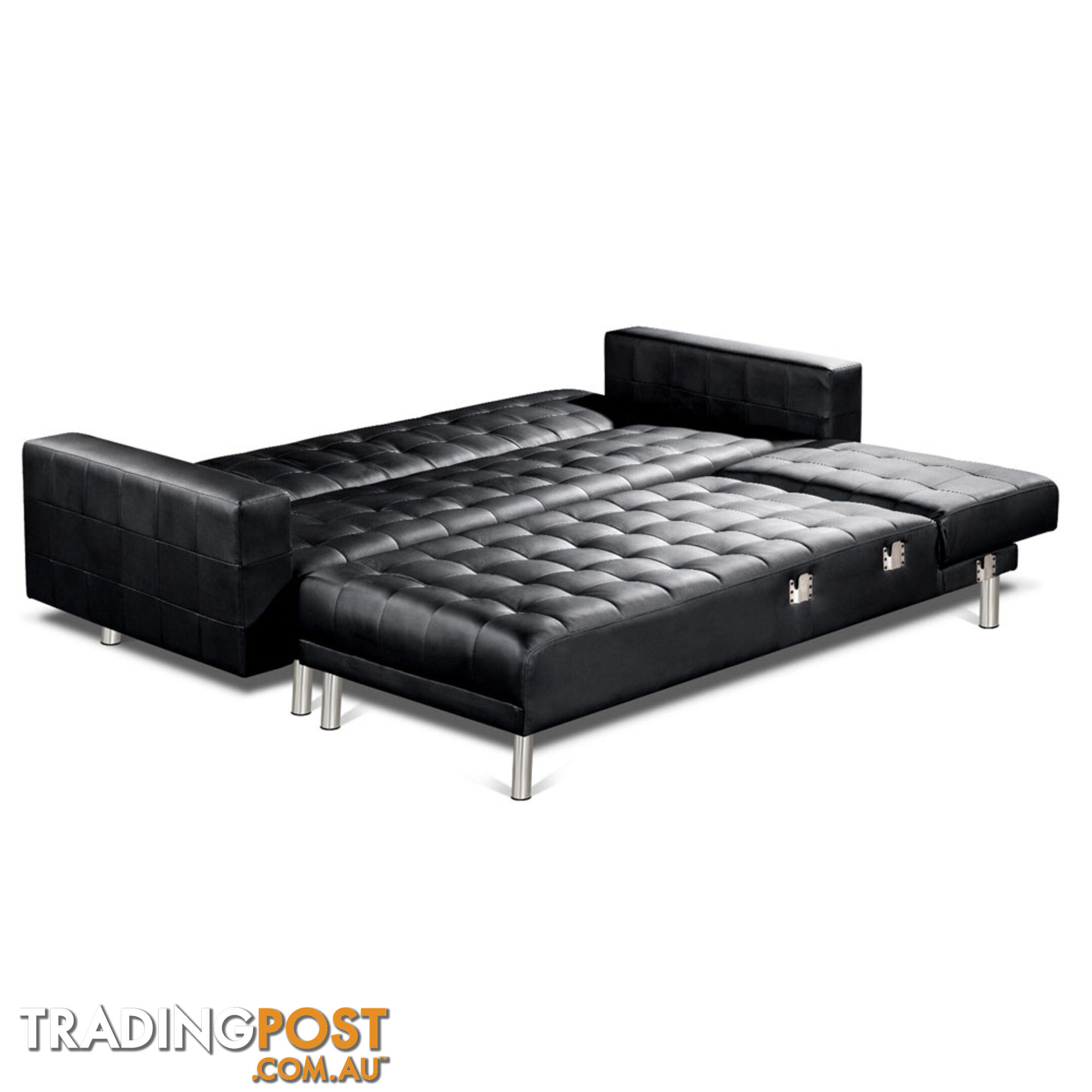 Premium PU Leather Modular Sofa Bed Couch Futon Suite 5 Seater Indoor Lounges