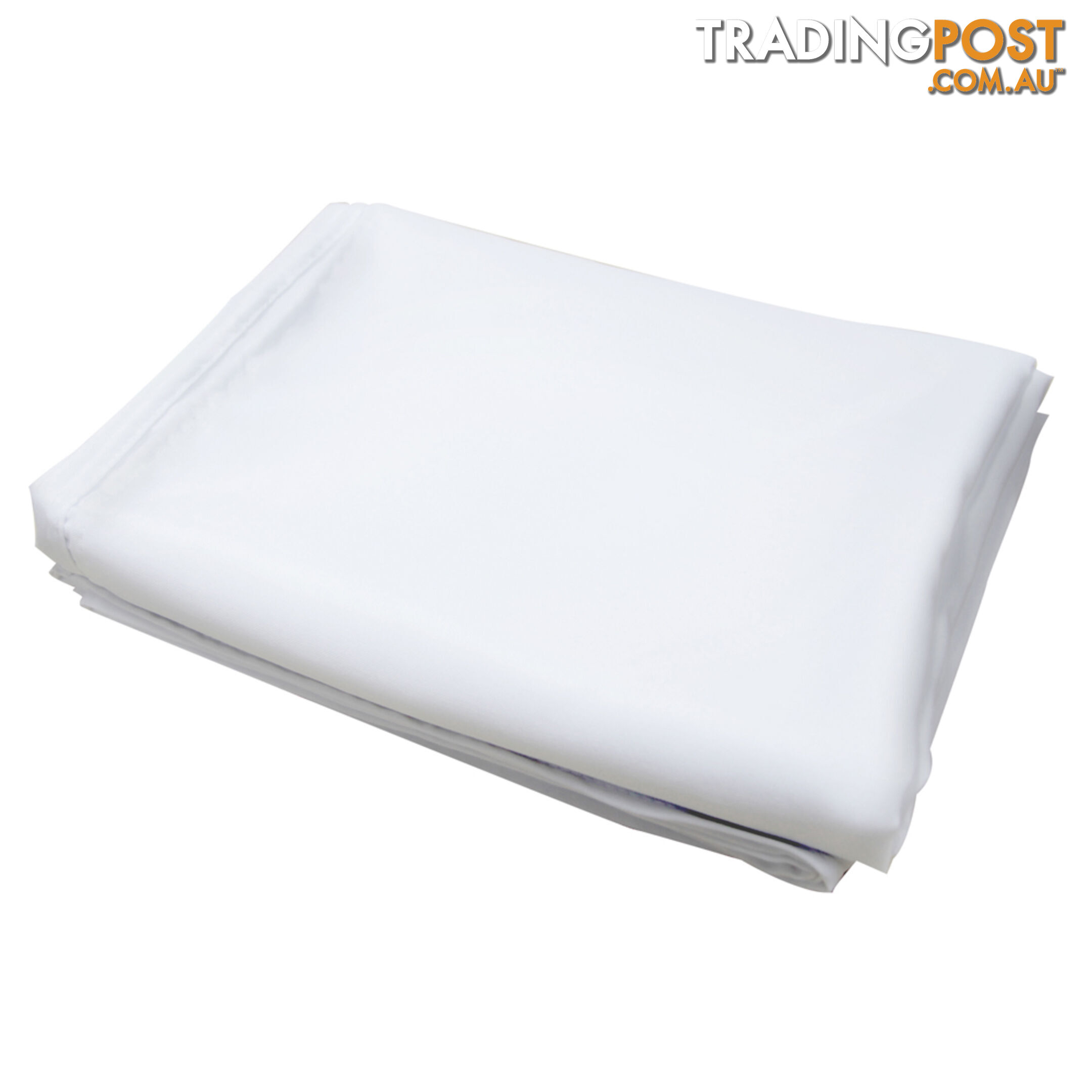 6 Pcs Wedding Table Cloth Rectangle 244cm White