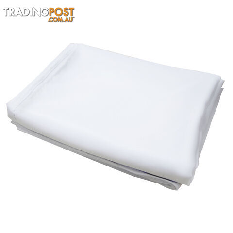 6 Pcs Wedding Table Cloth Rectangle 244cm White