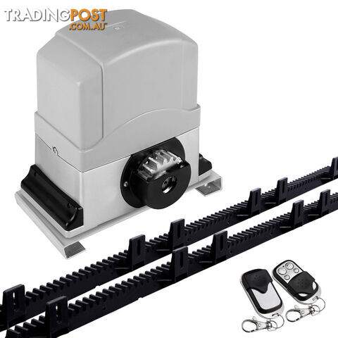 Heavy Duty Electric Sliding Gate Opener Auto Motor Remote 550W 240V AC 6mtr Rail