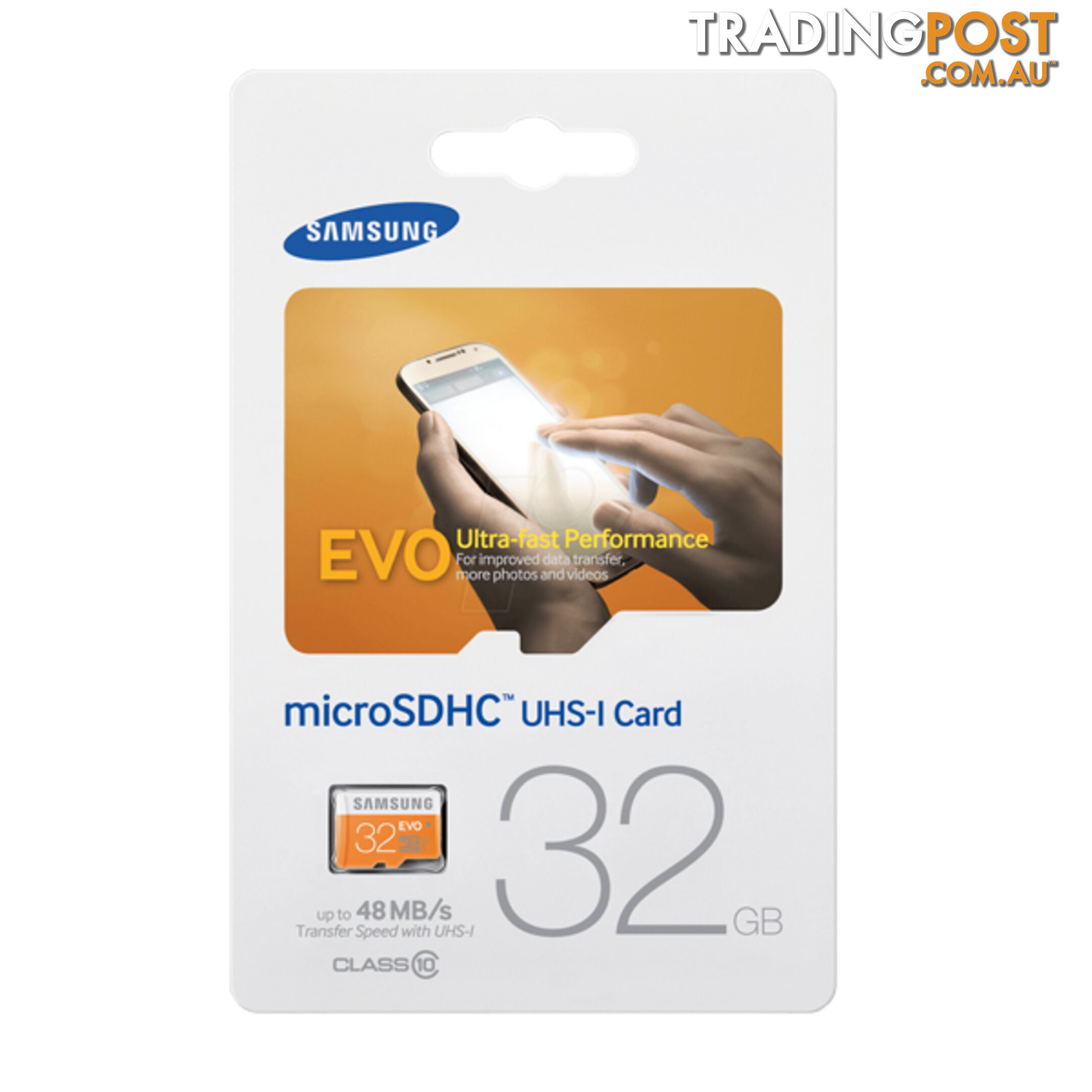 SAMSUNG 32GB MicroSDHC EVO CLASS10 UHS Upto 48MB/s (MB-MP32D)