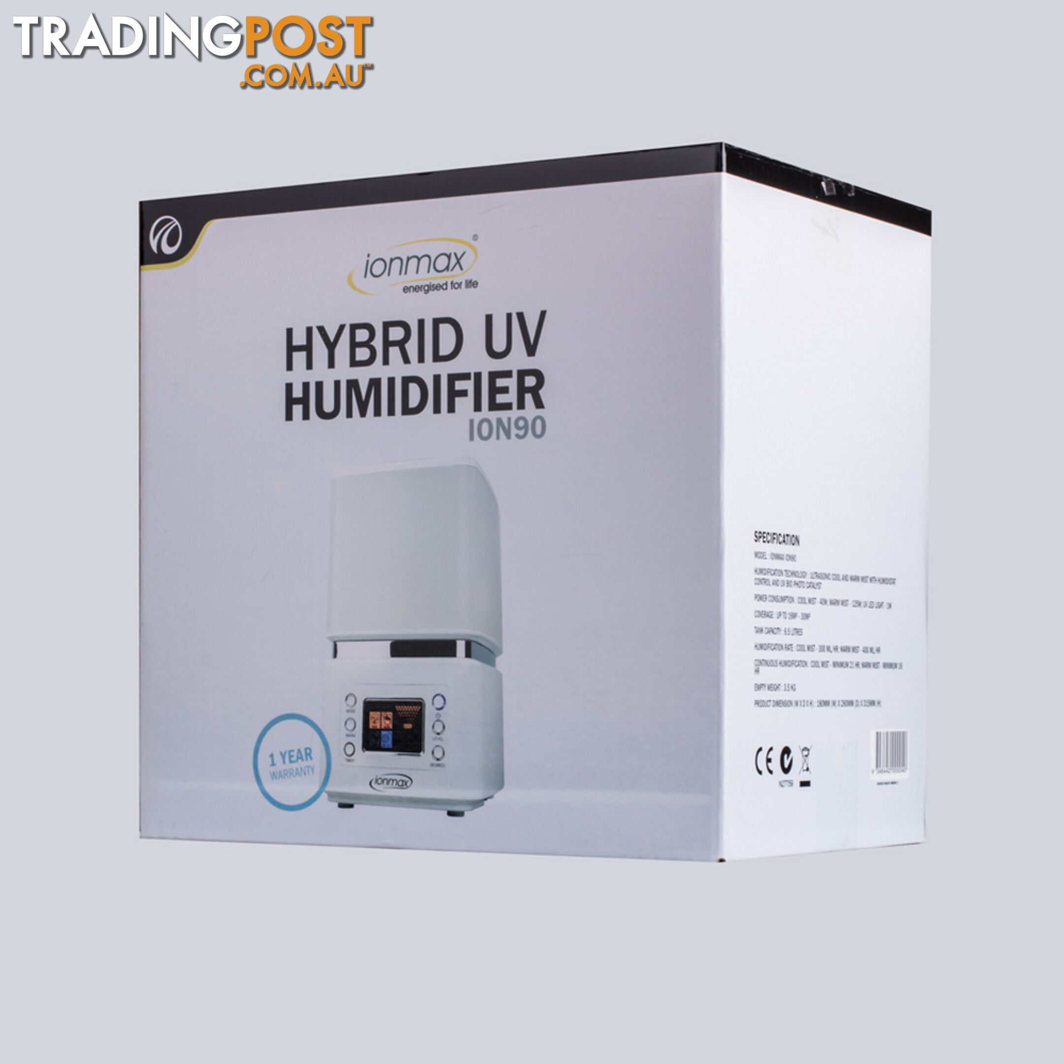 Ionmax ION90 Hybrid UV Humidifier