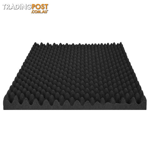 Studio 10 Eggshell Acoustic Foam Black 50 x 50cm