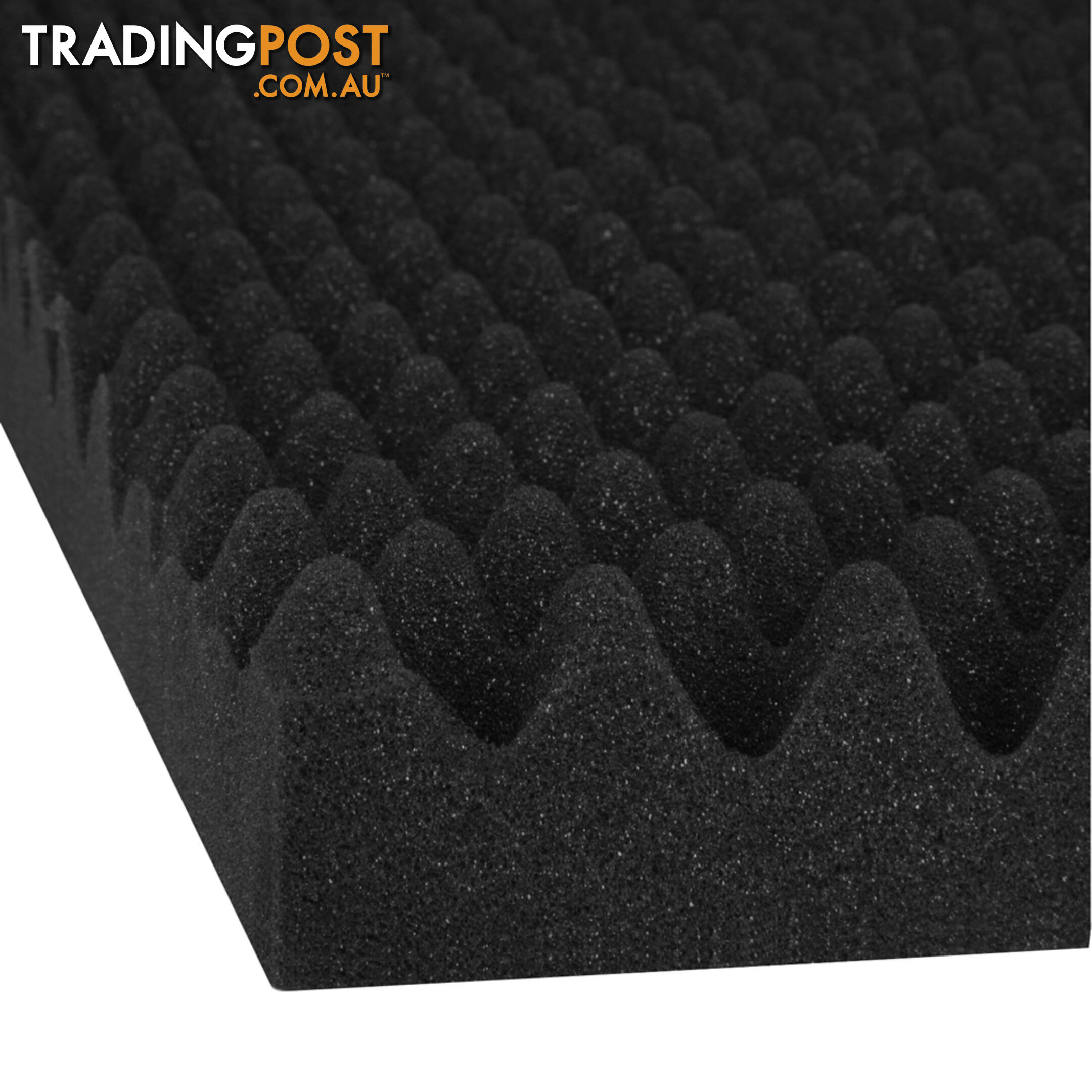 Studio 10 Eggshell Acoustic Foam Black 50 x 50cm