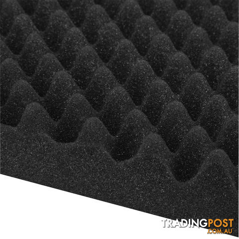 Studio 10 Eggshell Acoustic Foam Black 50 x 50cm