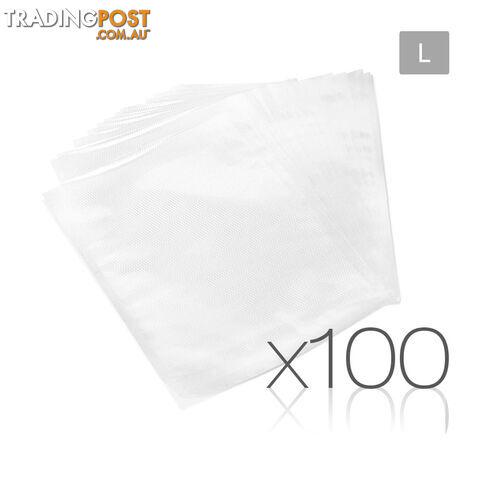 100 x Commercial Grade Food Sealer Bags Precut Vacuum Saver Storage 28 x 40cm