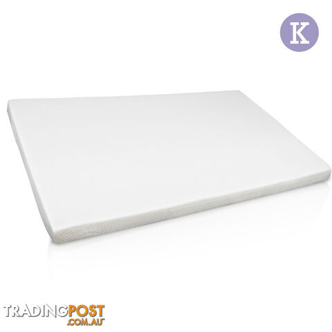 7cm Visco Elastic Memory Foam Mattress Topper High Density Underlay King
