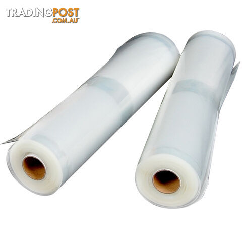 2 x Commercial Vacuum Food Sealer Bag Storage Reusable Heat Rolls 6m x 22cm - photo 4 of 4
