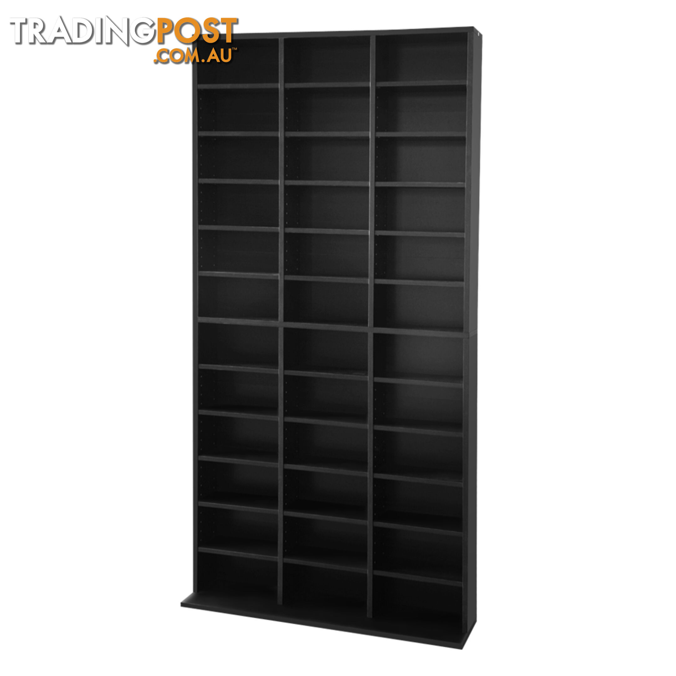 CD DVD Storage Shelf Rack Stand Cupboard Book Unit 528 DVD / 1116 CD Black