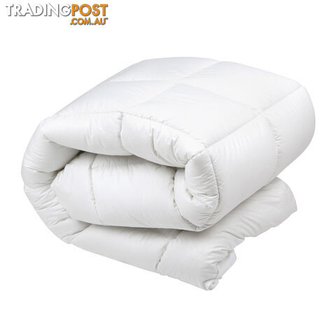 Duck Feathers Down Quilt 500GSM Premium Quality Single Size Doona