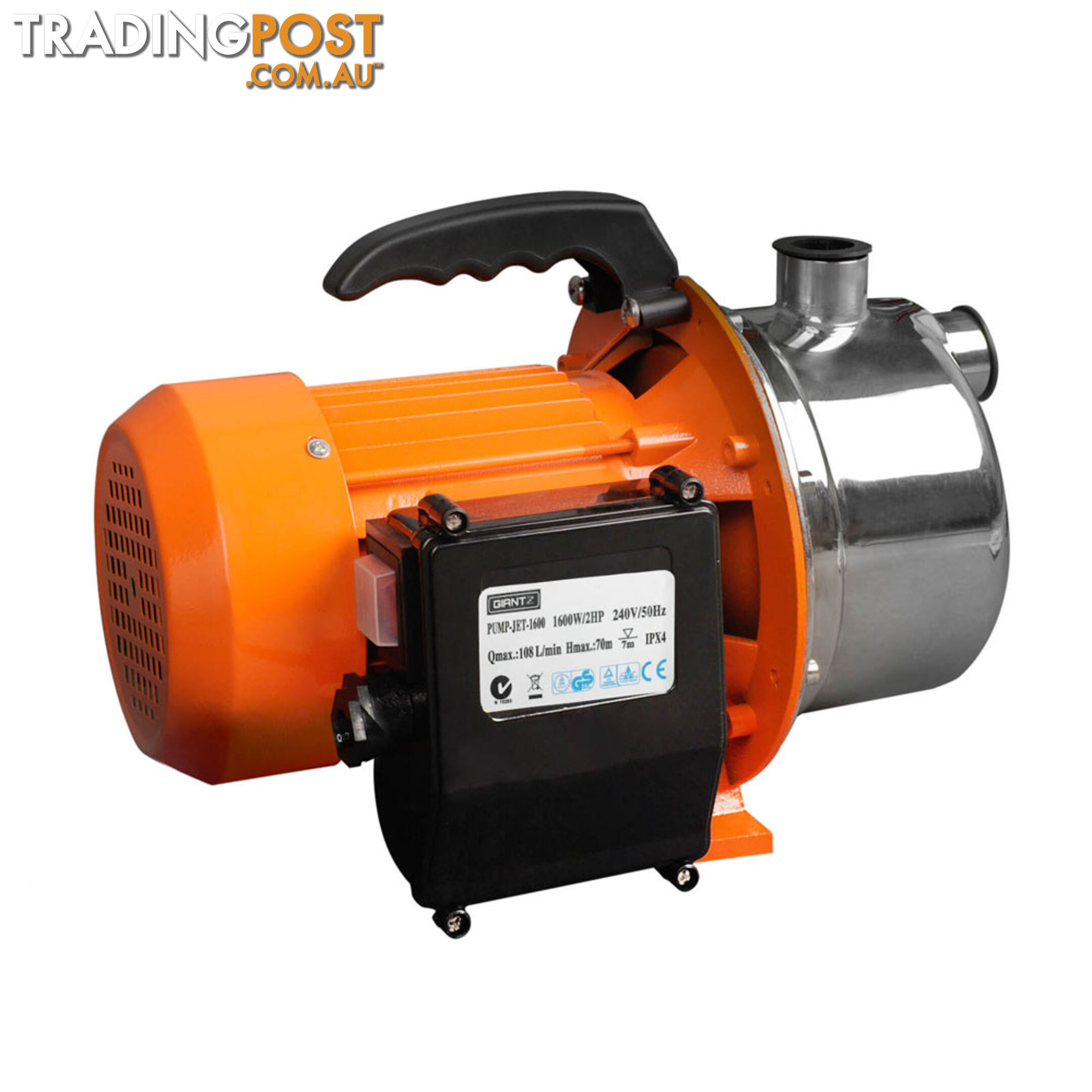 Stainless Steel High Pressure Jet Pump 1600W