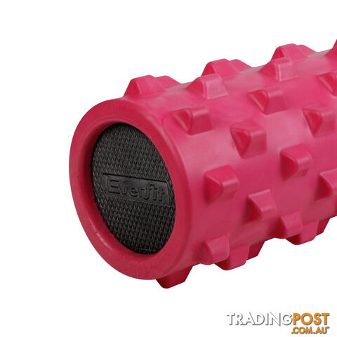 Yoga Gym Pilates EVA Stick Foam Roller Pink 79 x 13cm