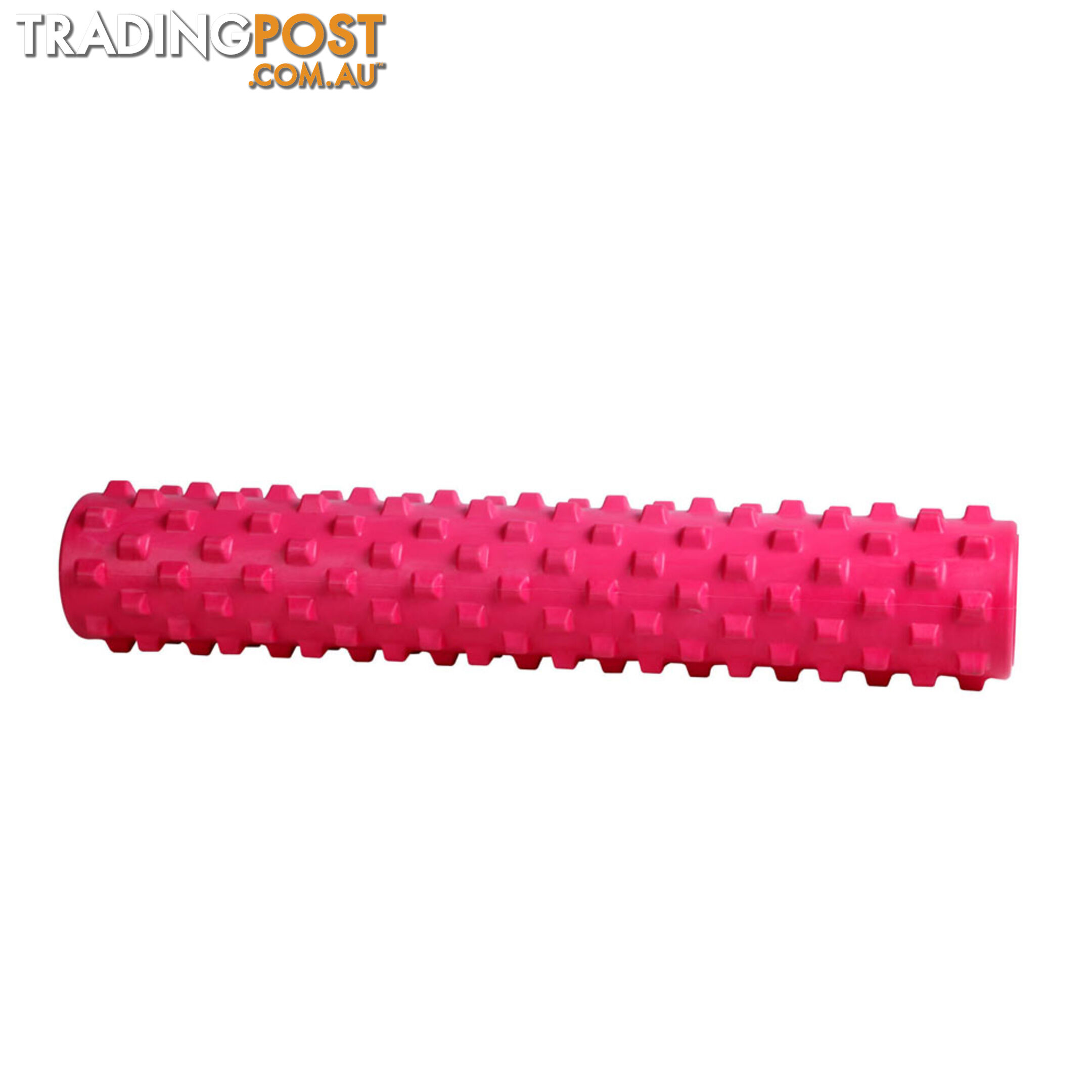 Yoga Gym Pilates EVA Stick Foam Roller Pink 79 x 13cm