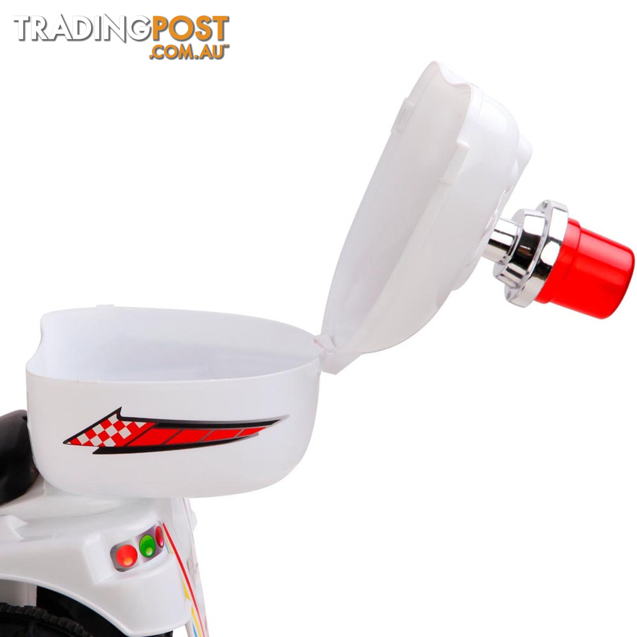 3Wheels Electric Kids Ride on Motorbike Children Trike Motorcycle Toy Bike White