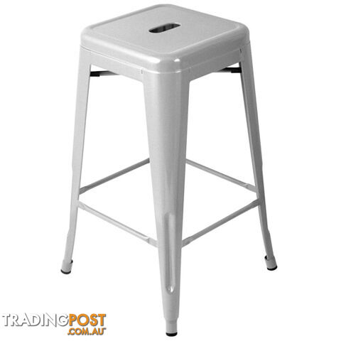 Set of 4 Replica Tolix Kitchen Bar Stool 66cm Metal