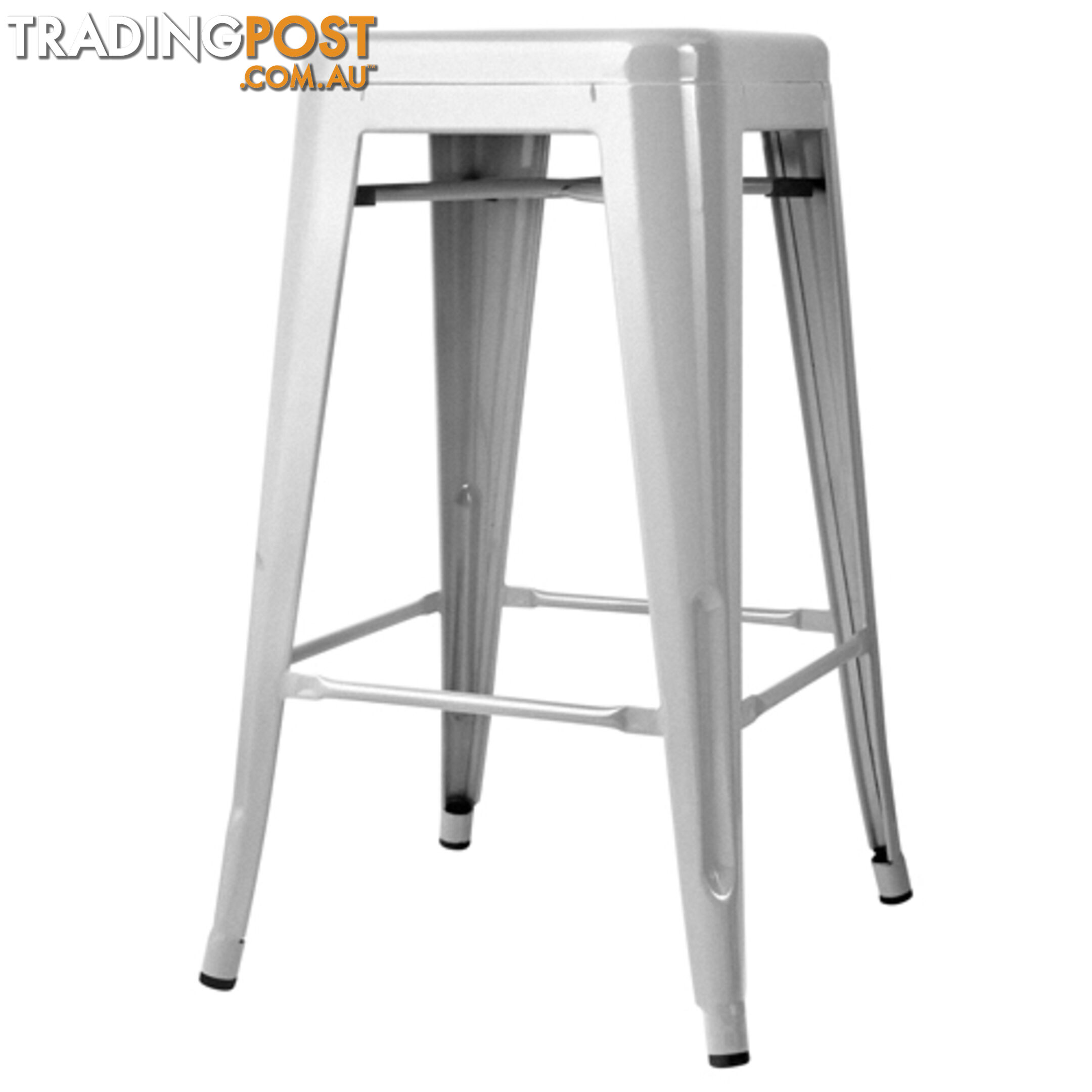 Set of 4 Replica Tolix Kitchen Bar Stool 66cm Metal