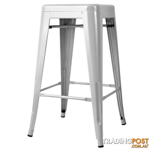 Set of 4 Replica Tolix Kitchen Bar Stool 66cm Metal