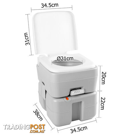 Weisshorn 20L Portable Camping Toilet