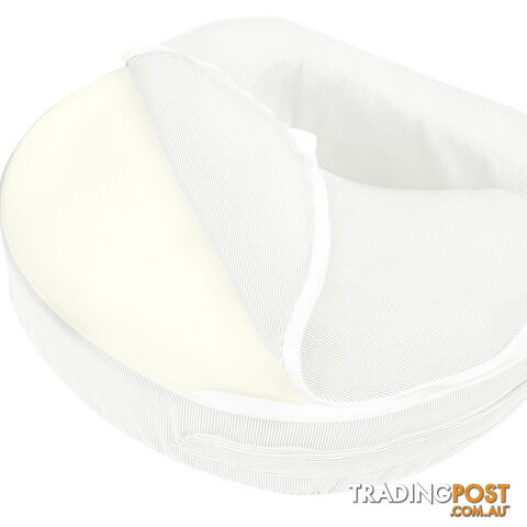 Baby Breast Feeding Support Memory Foam Breastfeeding Pillow Zip Cover White