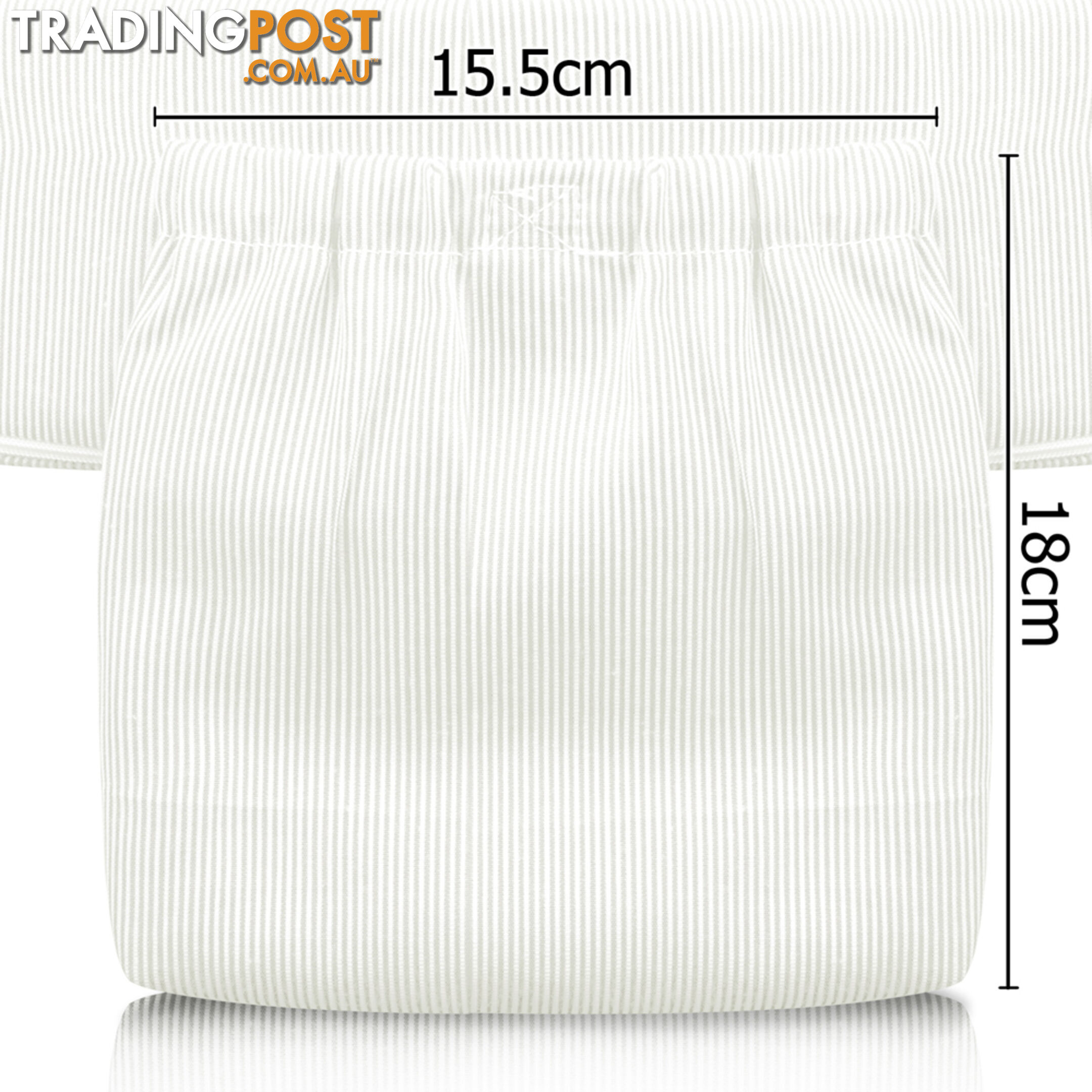 Baby Breast Feeding Support Memory Foam Breastfeeding Pillow Zip Cover White