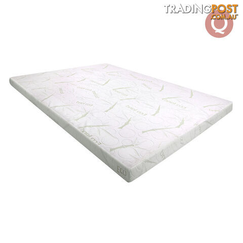8cm Cool Gel Memory Foam Mattress Topper Eco-Friendly Bamboo Fabric Cover Queen