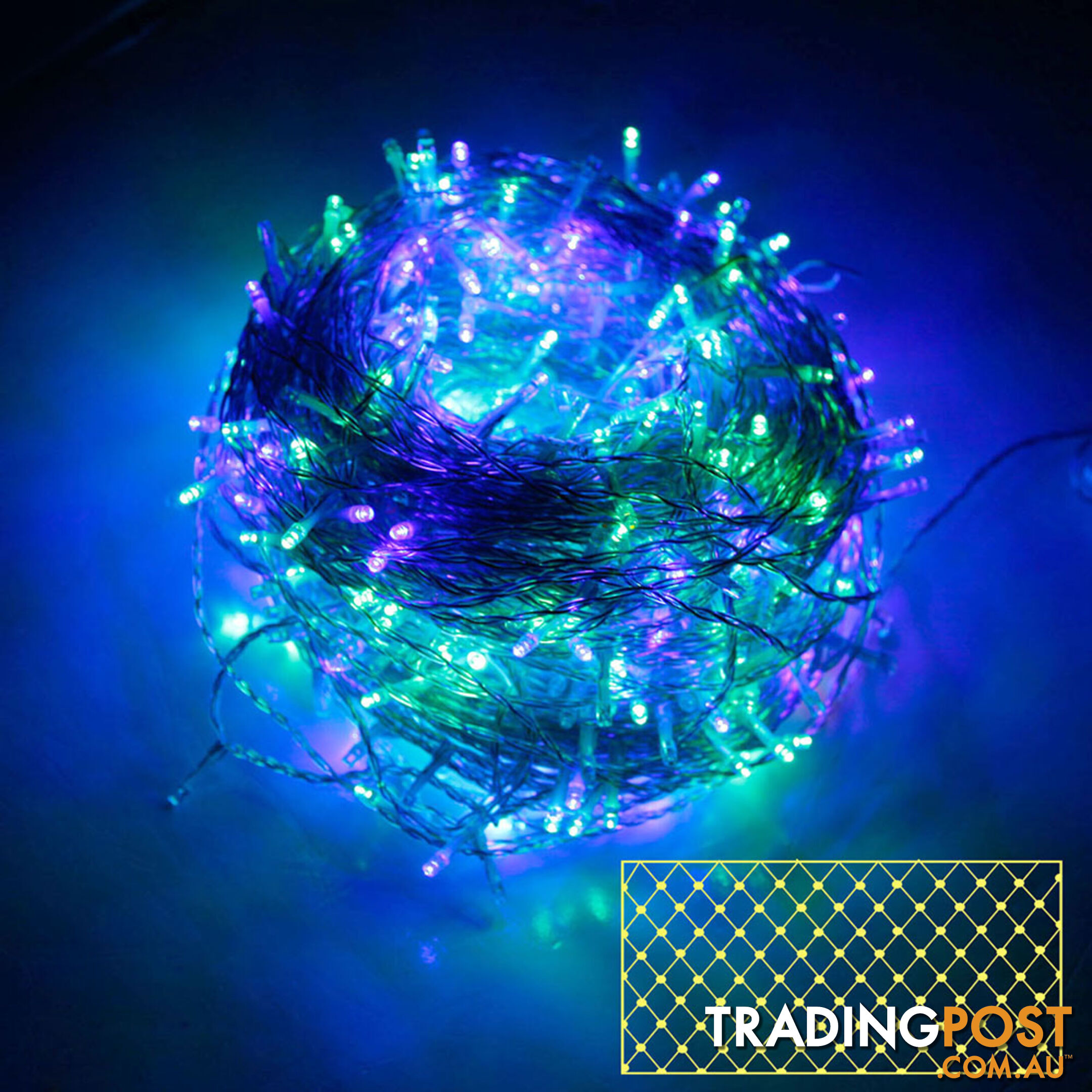 Multi-Colour 400 LED Fairy Net Lights Outdoor Indoor Decoration Wedding Party
