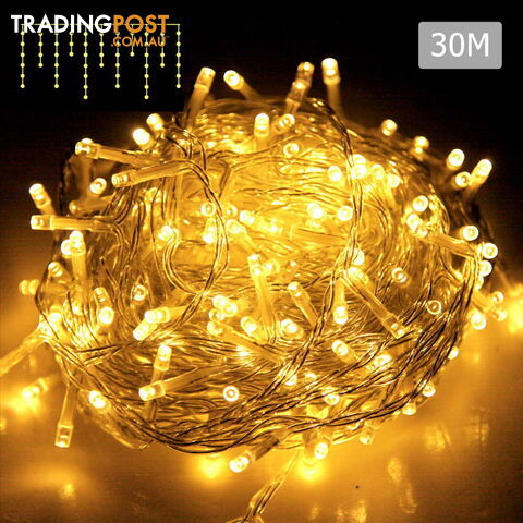 800 LED Fairy Lights Outdoor Christmas Wedding String Party Light Warm White