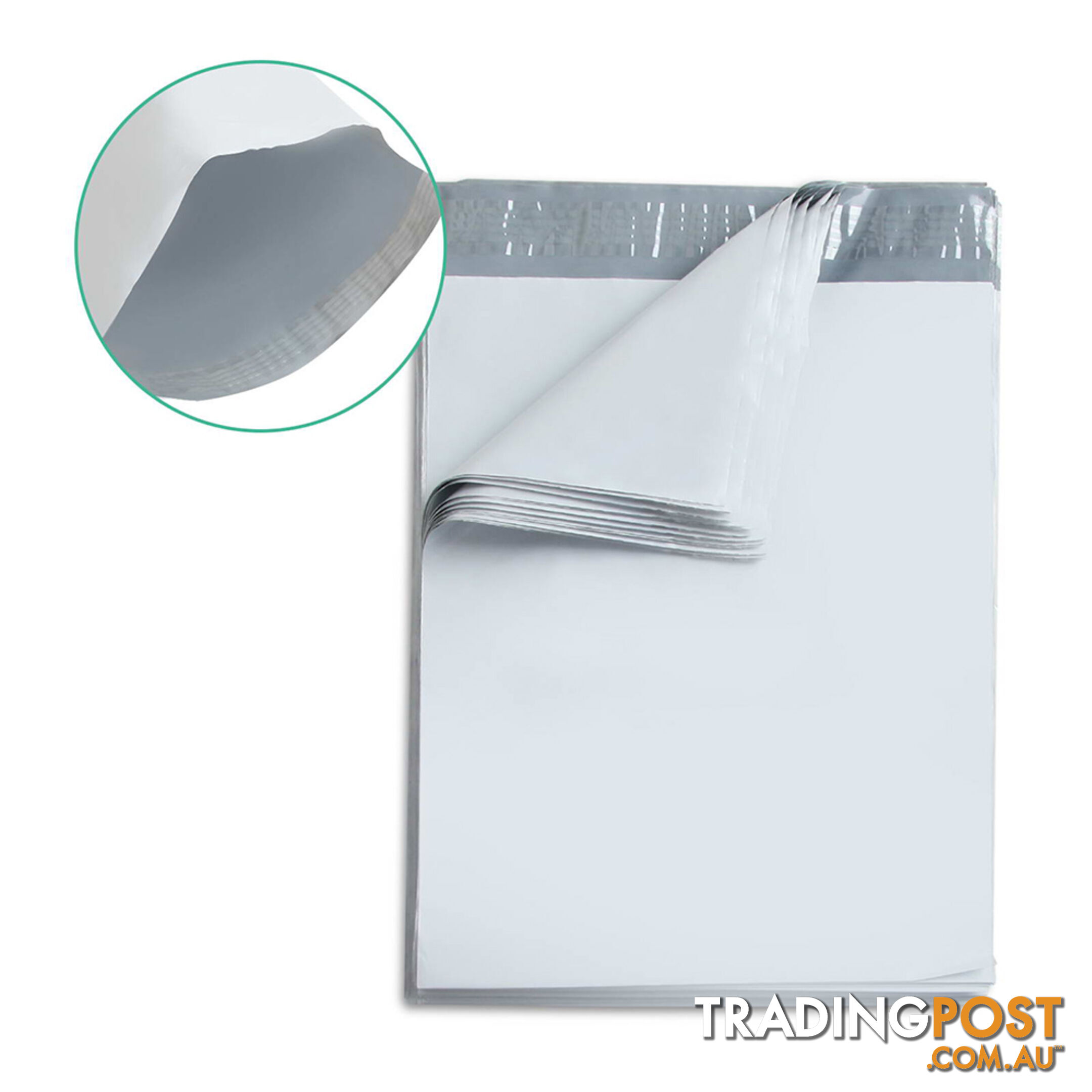 Set of 200 Poly Mailer Bags - 225 x 330mm