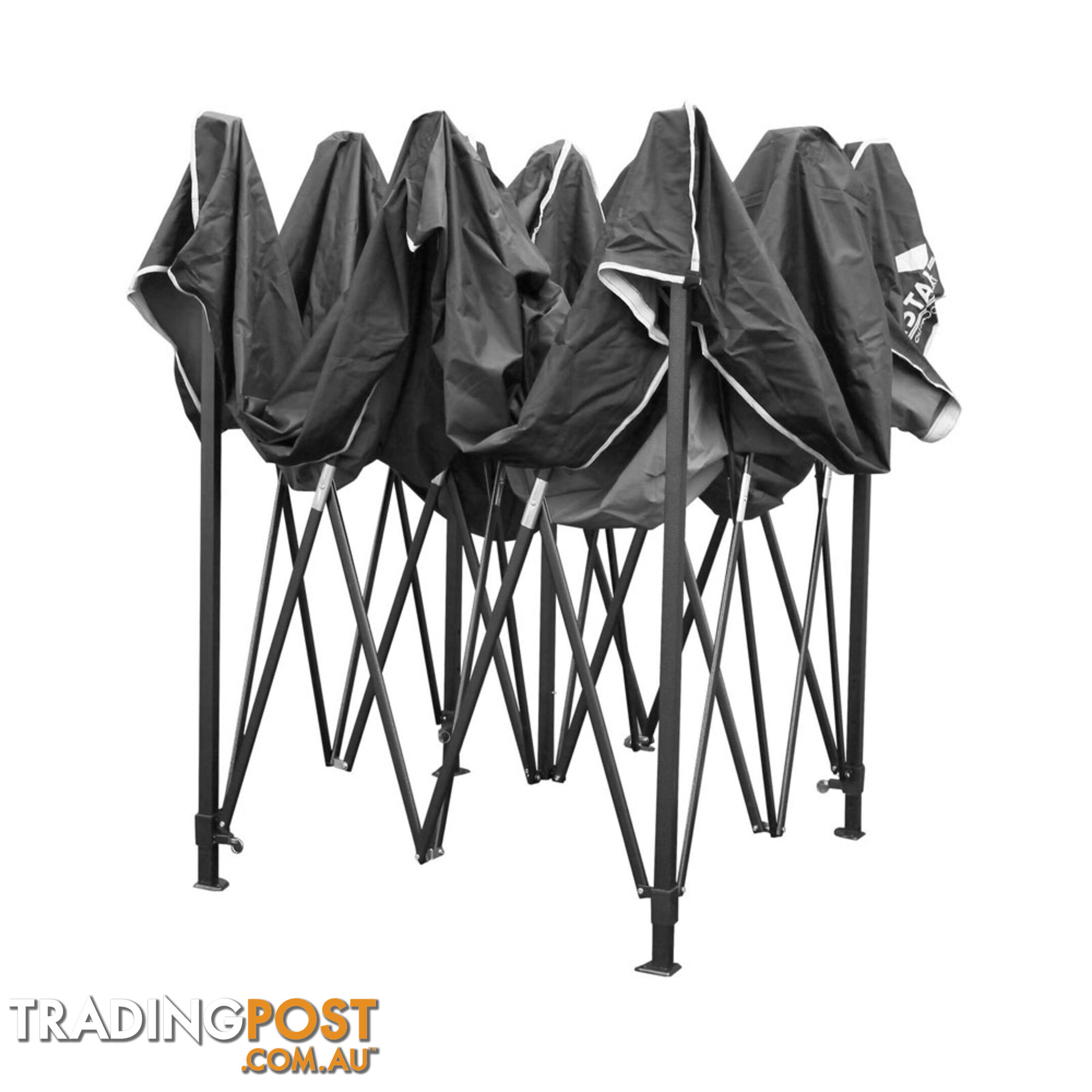 3m x 3m Pop-up Garden Outdoor Gazebo Black