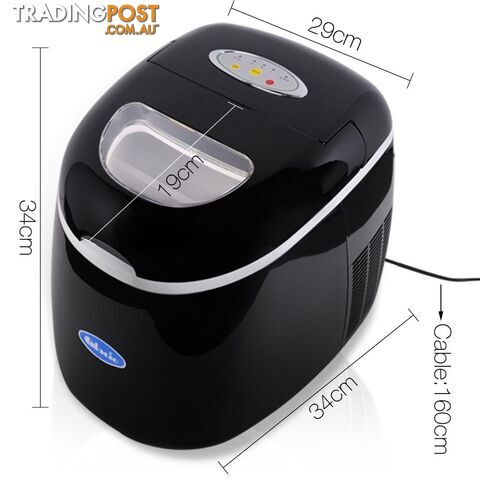 2L Ice Cube Maker Machine Home Commercial Portable Quick Fast Auto Ice Making BK - photo 2 of 12