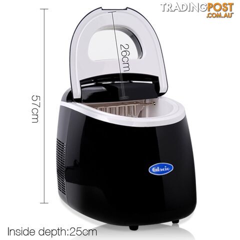 2L Ice Cube Maker Machine Home Commercial Portable Quick Fast Auto Ice Making BK - photo 3 of 12