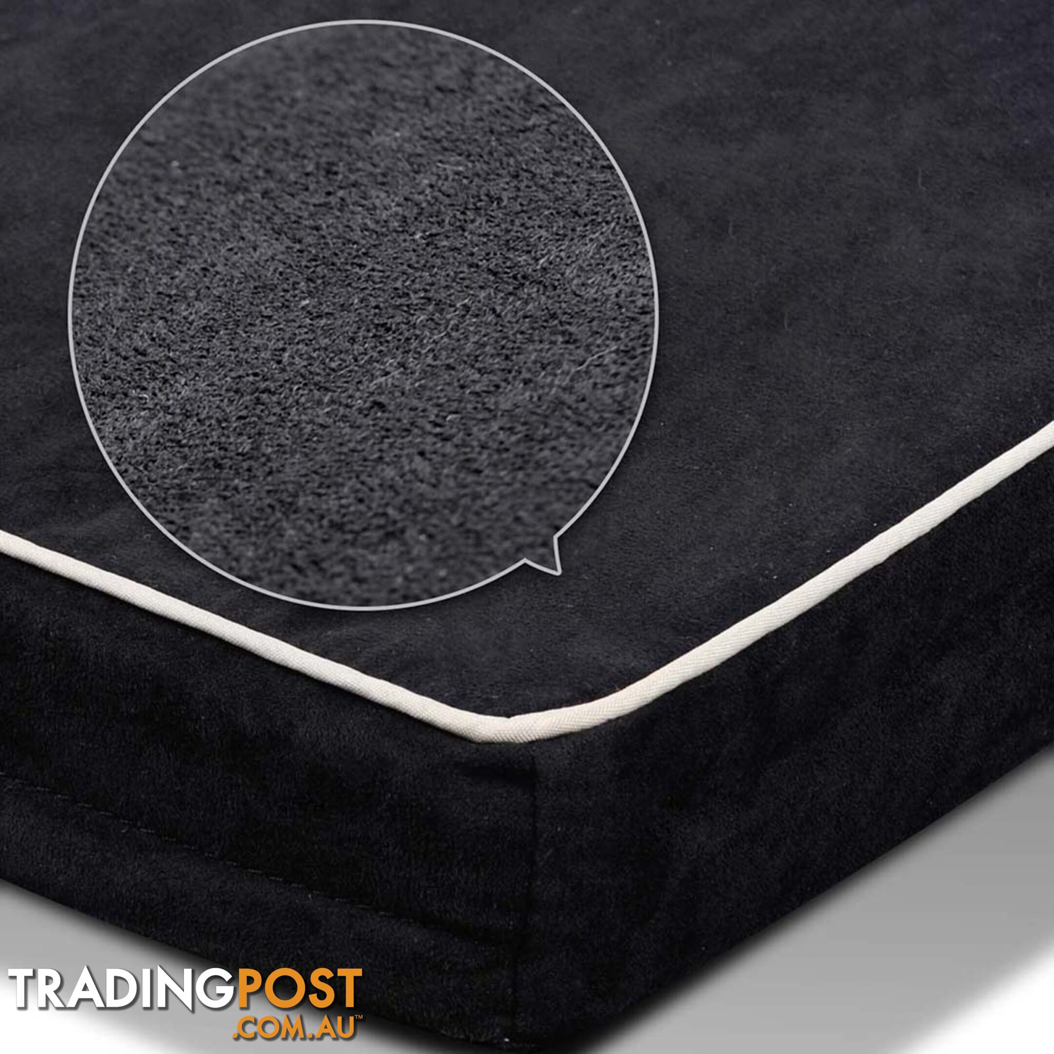Pet Memory Foam Mattress Dog Bed Medium Cat Sleep Pad Mat Anti Skid Black