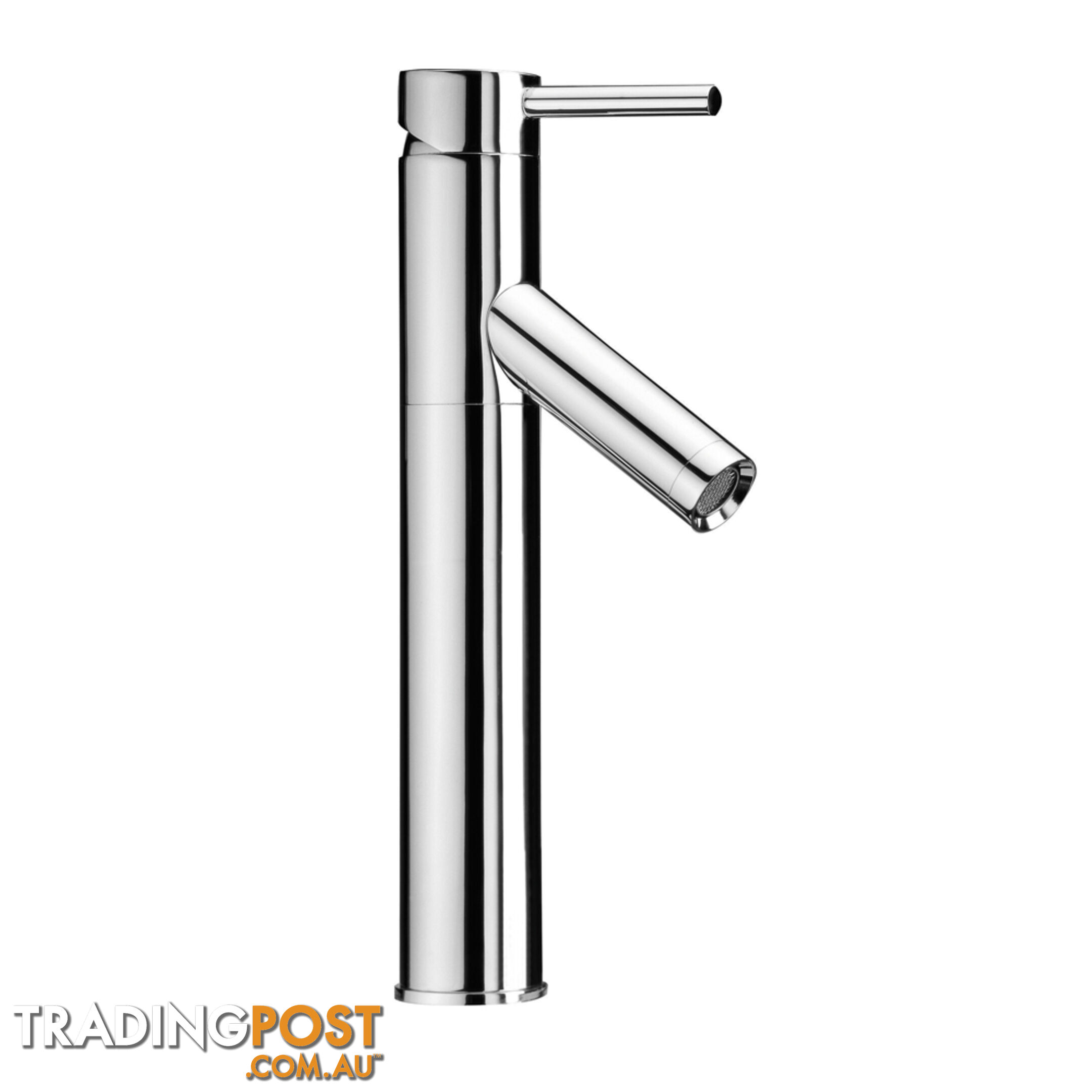 Kitchen Sink Basin Tall Mixer Tap Bathroom Faucet Flick Vanity Spout Brass Round