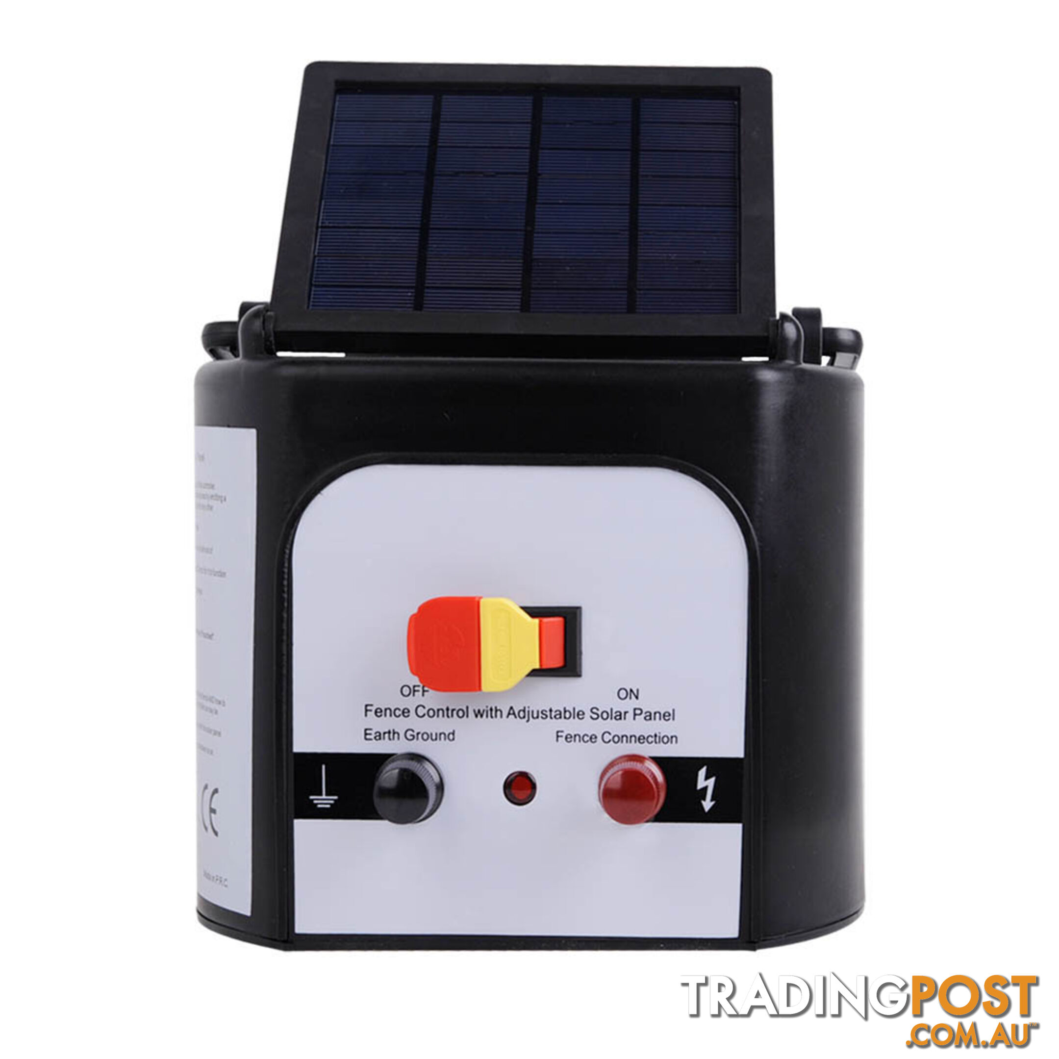 Solar Power 15Km Electric Fence Farm Animal Pet Energiser Energizer Charger 0.8J