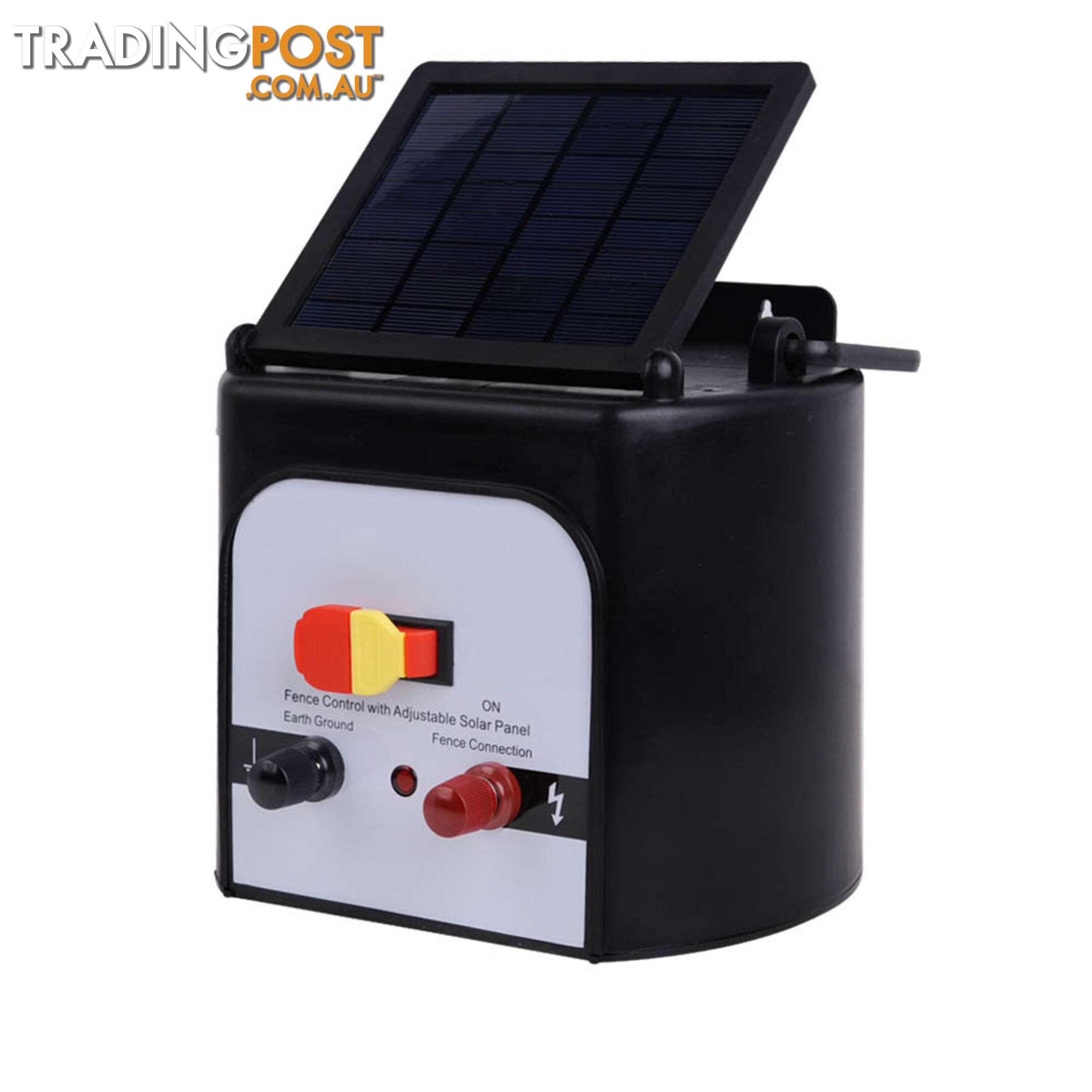 Solar Power 15Km Electric Fence Farm Animal Pet Energiser Energizer Charger 0.8J