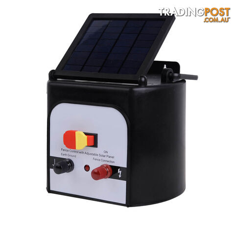 Solar Power 15Km Electric Fence Farm Animal Pet Energiser Energizer Charger 0.8J