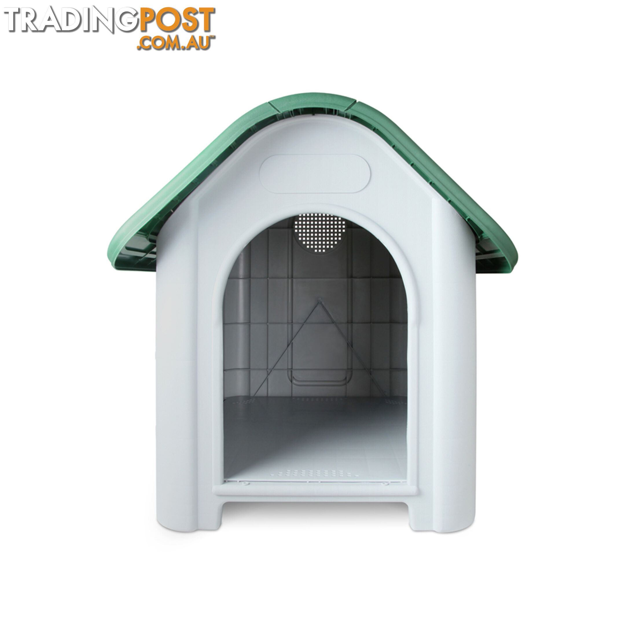 Large Weatherproof Plastic Dog Kennel Pet Puppy Outdoor Indoor Garden Dog House
