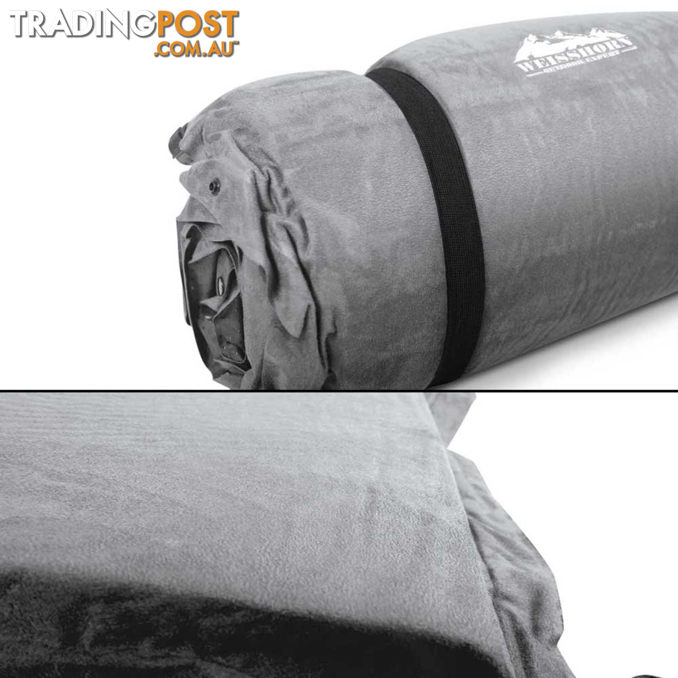 10cm Self Inflating Sleeping Mat Blow Up Mattress Camping Hiking Air Bed Single