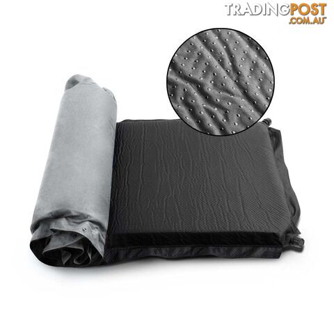 10cm Self Inflating Sleeping Mat Blow Up Mattress Camping Hiking Air Bed Single