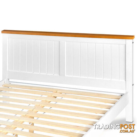 Pine Wood Queen Bed Frame - photo 5 of 8