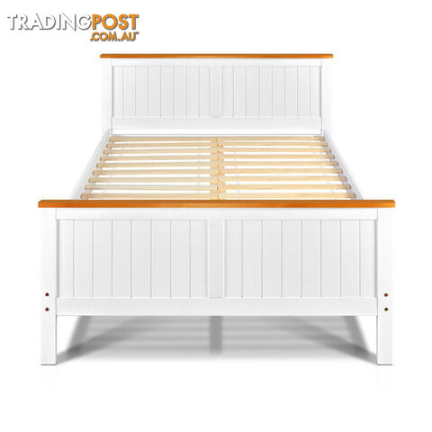 Pine Wood Queen Bed Frame - photo 3 of 8