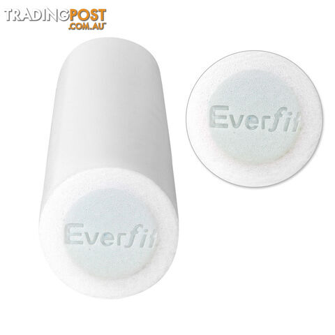 45cm EPE Foam Roller Yoga Gym Pilates Physio Stick Exercise Back Massage White