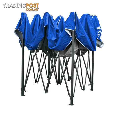 3m x 3m Pop-up Garden Outdoor Gazebo Blue