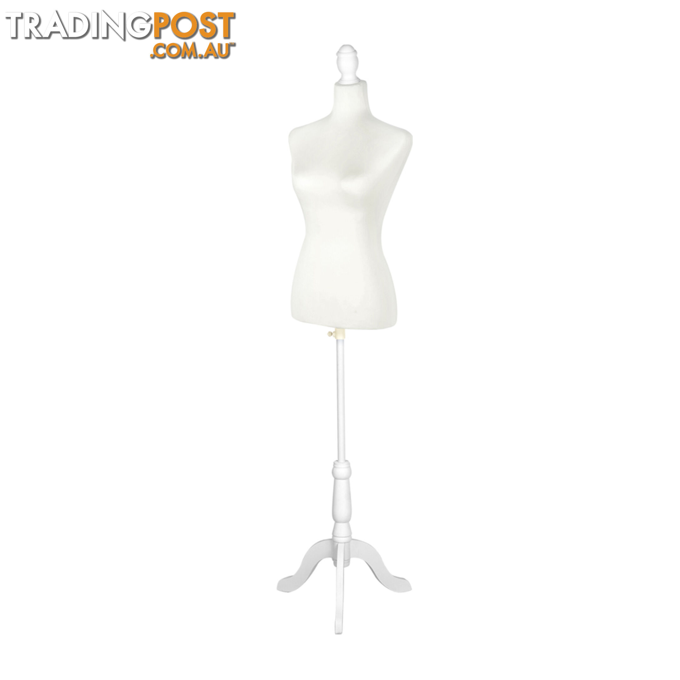 Female Mannequin Cloth Display Tailor Dressmaker White Size 10