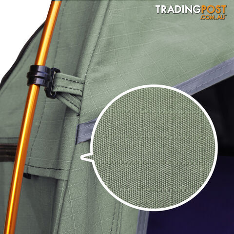 Double Camping Canvas Swag Tent Celadon w/ Air Pillow - photo 4 of 8