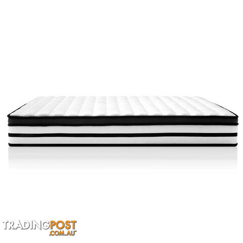 Luxury Double Size Euro Top Mattress Pocket Spring Medium Firmness