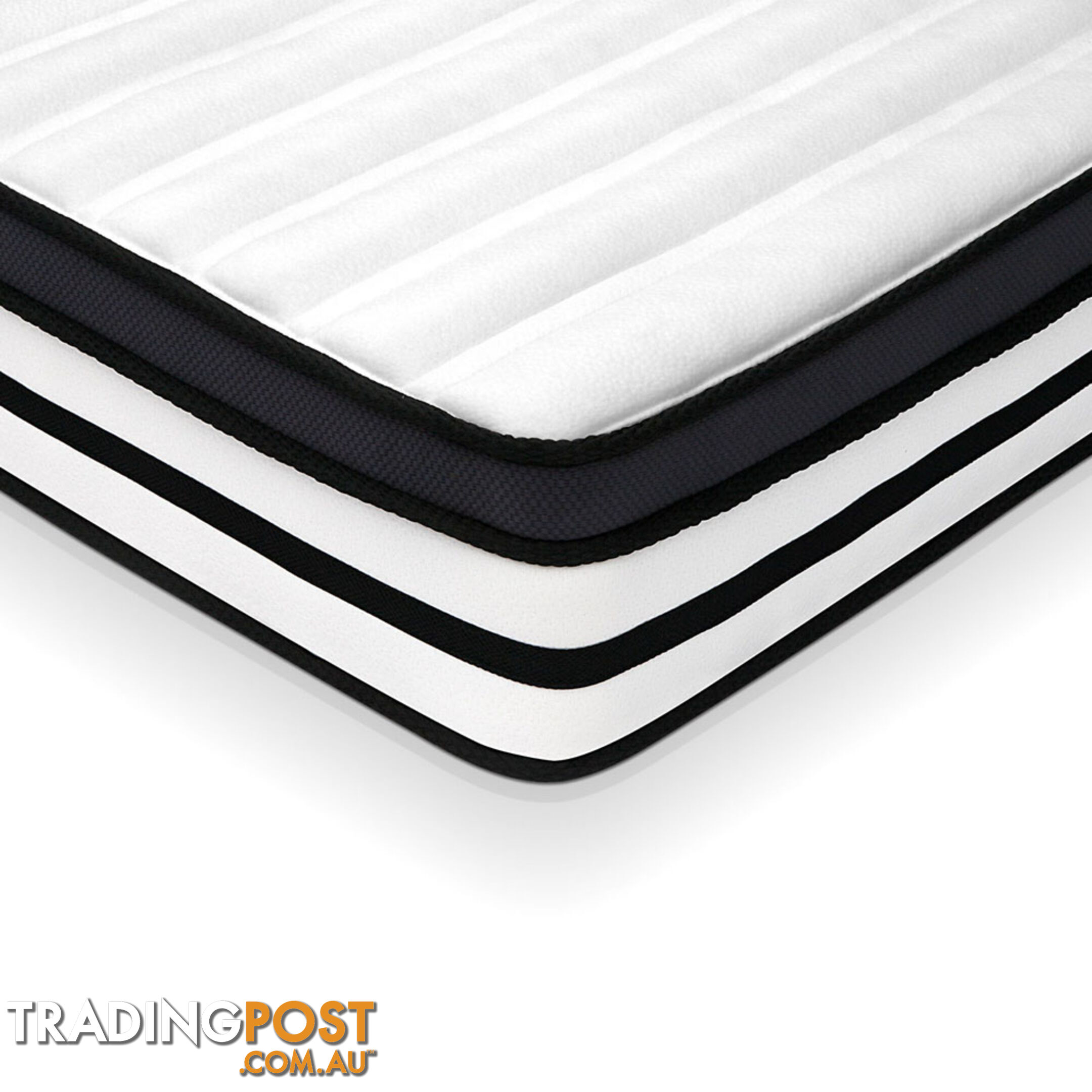 Luxury Double Size Euro Top Mattress Pocket Spring Medium Firmness