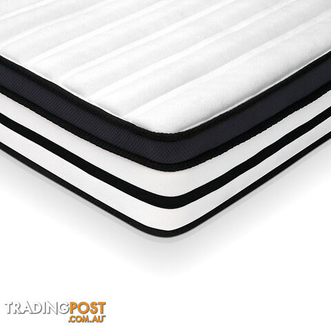 Luxury Double Size Euro Top Mattress Pocket Spring Medium Firmness