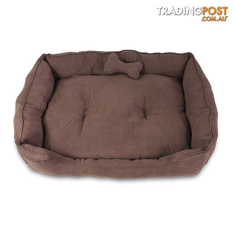 Faux Suede Washable Dog Bed - Medium - photo 3 of 8