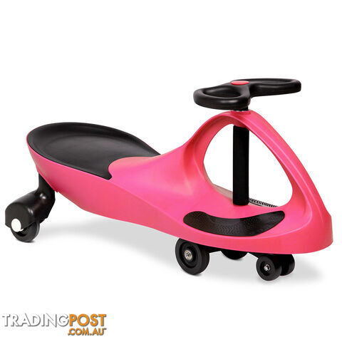 Swing Car Kids Ride On Toy Pedal Free Swivel Slider Safe Speed Wiggle Scooter PK